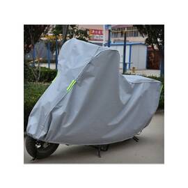 Prelata moto premium impermeabila material OXFORD 210D cu interior vatuit  Marime L 2.1x0.8x1.05m Cod: HNG-MOTO3-OX - - Roveli