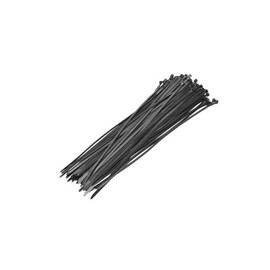 Set 100 coliere plastic negre 3,6x400mm Cod: BK80317 / DISNV79 - - Roveli