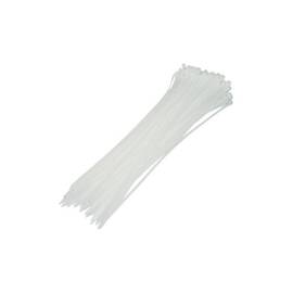 Set 100 coliere plastic 4.8x360mm, albe Cod: BK80302 - - Roveli