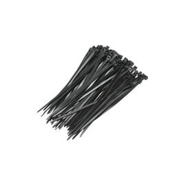 Set 100 coliere  plastic 3.6x140mm negru  Cod: DISMB01 - - Roveli