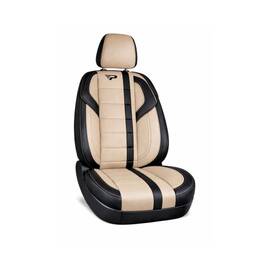 Huse scaune auto universale premium Panda Uludag cu bancheta spate fractionata bej negru - - Roveli