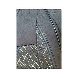 Huse scaun auto universale pentru fata  culoare Negru cu Negru si insertii Gri 1+1  Cod: HNG1+1A - - Roveli