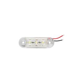 Lampa laterala Led Alba 65mm 12-24V  Cod: BK69486 - - Roveli