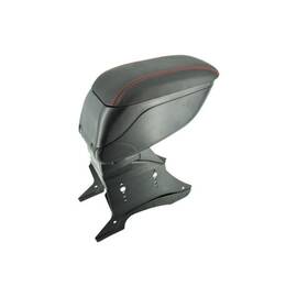 Cotiera auto universala cu baza metalica negru cusatura rosie Cod: 48014 - - Roveli