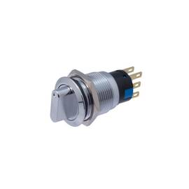 Buton din aluminiu 12V , 19mm Cod: TLB92 - - Roveli