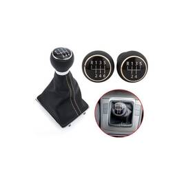 Manson schimbator si maner compatibil Volkswagen Golf VI MK5/MK6 2005-2014 cu 2 adaptoare pentru 5 si 6 viteze Cod: SC-03 - - Roveli