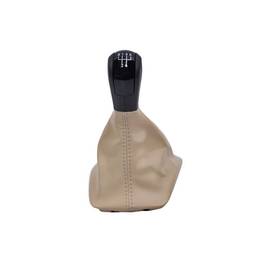 Manson schimbator si maner  Culoare Bej  compatibil  Volkswagen / Skoda Octavia II  2004-2012 cu 2 adaptoare pentru  5 si 6  viteze  Cod: SC-26 - - Roveli