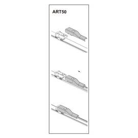 Stergator parbriz pasager SKODA CITIGO 10/2011➝ COD:ART50 16" - - Roveli