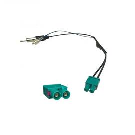Cablu adaptor antena radio fakra dublu cu amplificator activ cu alimentare fakra Cod: W7906 - - Roveli