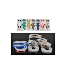 Abtibild decorativ 2 linii  pentru caroserie 10mm x10metri Cod: JK-350 - - Roveli