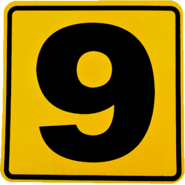Abtibild numar " 9 " - - Roveli