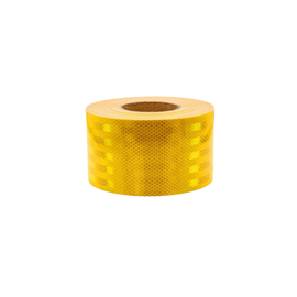 Banda reflectorizanta tip fagure galbena 10cm x 25m Cod: CH-010Y - - Roveli