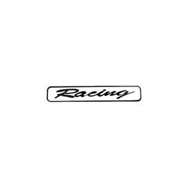Abtibild Racing culoare alb decorativ pentru exterior si interior Cod: DZ-077 - - Roveli