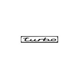 Abtibild Turbo auto alb decorativ pentru exterior si interior Cod: DZ-076 - - Roveli