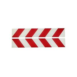 Set 2 benzi  reflectorizante Alb-Rosu 30cmx10cm  Cod: QIT02 - - Roveli