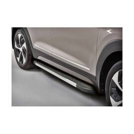 Praguri laterale auto negre aluminiu compatibile Citroen Berlingo III scurt 2019-> Cod: V1-203cm+PRG1011-BRK01 - - Roveli