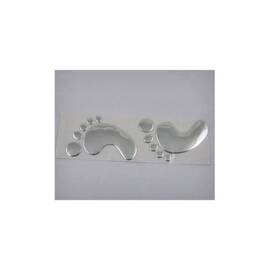 Abtibild  "DOUA TALPI" culoare Argintiu Cod:DZ-68 - - Roveli