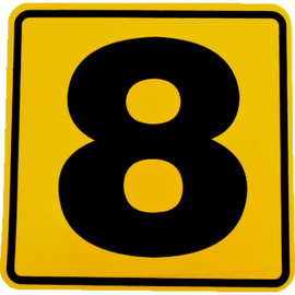Abtibild numar " 8 " - - Roveli