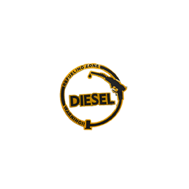 Abtibild Diesel auto rotund 11cm decorativ pentru exterior si interior Cod: YGT-07 / YGT-08 - - Roveli