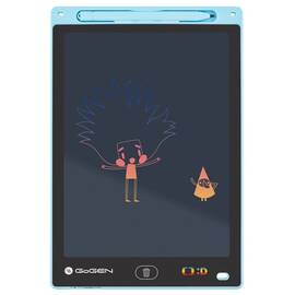 Tableta de desen pentru copii GoGEN DECKO TABULKA, ecran LCD 10" (25 cm), baterie CR2016 , subtire si usoara, albastru - - Roveli