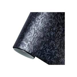Folie auto autocolant Pet Premium carbon forjat mat 1.52m x 1m cu tehnologie eliminare bule Cod: PET10163 - - Roveli