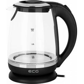 Cana electrica fierbator din sticla ECG RK 2080 Glass, 2 L, 2200 W, lumina albastra de fundal - - Roveli