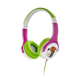 Casti audio pentru fete GoGEN MAXISLECHYG, volum limitat 90 dB, 8 autocolante - - Roveli