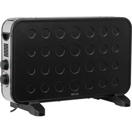 Convector electric de podea ECG TK 2070 Negru, 2000W, 2 trepte de putere - - Roveli