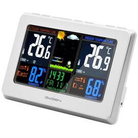 Statie meteo interior-exterior GoGEN ME 3257, senzor extern fara fir, LCD color - - Roveli