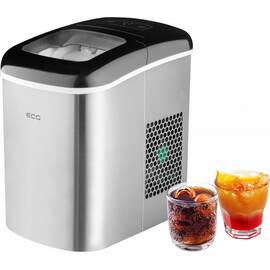 Aparat de facut cuburi de gheata ECG ICM 1253 Iceman, rezervor 2 litri, 120 W, otel inoxidabil - - Roveli