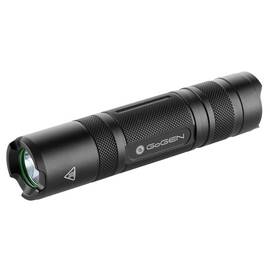Lanterna GoGEN FL02, 300 lm, IP56, acumulator 18650 inclus sau 3 x AAA, Aluminiu, neagra - - Roveli
