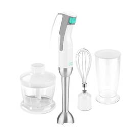 Blender de mana 3 in 1 ETA Lento 3017 90000, 1200 W, 2 viteze plus TURBO, 2 accesorii, 2 recipiente - - Roveli