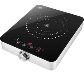 Plita cu inductie ETA Indukta 0111 90000, 1800 W, 10 niveluri de incalzire, timer, negru - - Roveli
