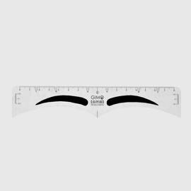 Rigla Sticker Sablon Unica Folosinta - 8 Forme Diferite Sprancene - Natural - - Roveli