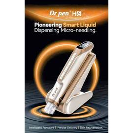 Aparat Microneedling, Hydra Pen H6, Cu Acumulator Reincarcabil – Gold - - Roveli