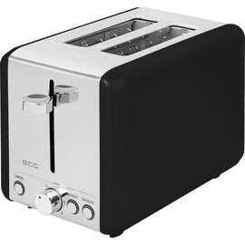 Prajitor de paine ECG ST 2708 Tradizione Nero, putere 925 W, 2 felii, 6 grade de rumenire, negru mat - - Roveli