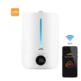 Umidificator de aer cu ultrasunete 2 in 1 ETA Moisty Smart 2629 0000, 5 litri, 25 W, LCD, aromaterapie, alb - - Roveli
