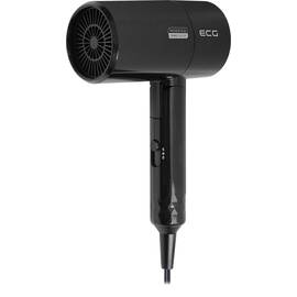 Uscator de par cu ionizare ECG Modifica Nera, 1600 W, 2 niveluri de temperatura, concentrator, negru - - Roveli