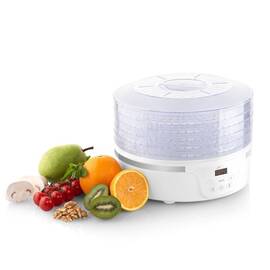 Deshidrator de alimente ETA Secca 7301 90000, 380 W, 5 niveluri, 35-70 °C, afisaj LED, alb - - Roveli