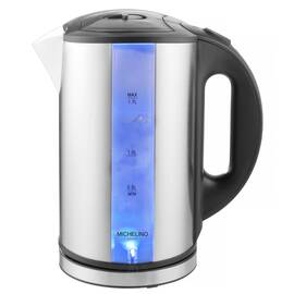 Fierbator electric MICHELINO 74320, 2200W, 1.7 litri, otel inoxidabil, pereti dubli, iluminare LED - - Roveli