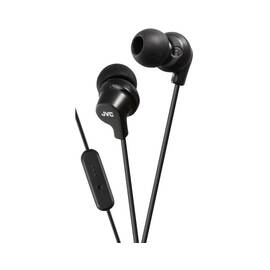 Casti JVC HA-FR15-B-EF, Cu fir, In-Ear, Microfon, mufa in L compatibila cu iPhone, Negru - - Roveli