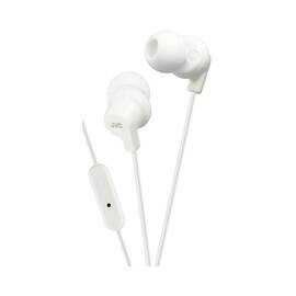 Casti JVC HA-FR15-W-EF, Cu fir, In-Ear, Microfon, mufa in L compatibila cu iPhone, Alb - - Roveli