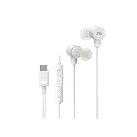 Casti JVC HA-FR29UC-W-U, Cu fir, In-Ear, Microfon, USB-C, Functie Mod Sunet, Husa, alb - - Roveli