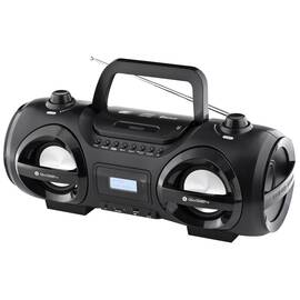 Radio FM cu CD și Bluetooth GoGEN CDM 425 BTDAB, 25 W, MP3, USB, card SD, telecomanda, negru/argintiu - - Roveli