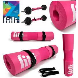 Protectie pentru bara de greutati, Barbell Pad, Roz - - Roveli