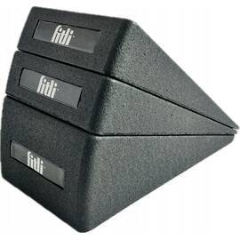 Set pene fitness,cu 3 unghiuri de inclinare, Squat Wedge Block, Negru - - Roveli
