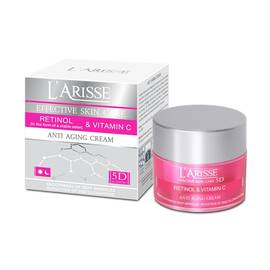 L'arisse - Anti-wrinkle cream - Crema anti-aging pentru varsta 50+ cu Retinol si Vitamina C - - Roveli