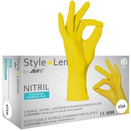Manusi nitril Galbene Style Lemon - - Roveli