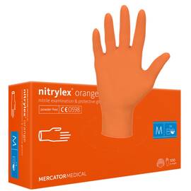 Manusi Nitril Nitrylex Orange - - Roveli