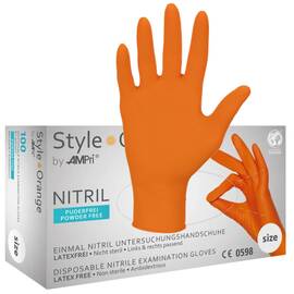 Manusi nitril Portocalii Style Orange - - Roveli